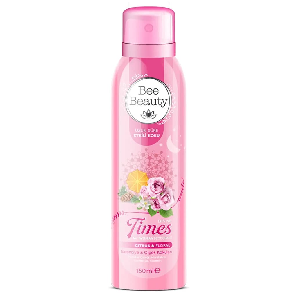 اسپری‌ دئودورانت بی‌بیوتی 150 میل — Bee Beauty Divine Times Kadın Deodorant Sprey 150 ml