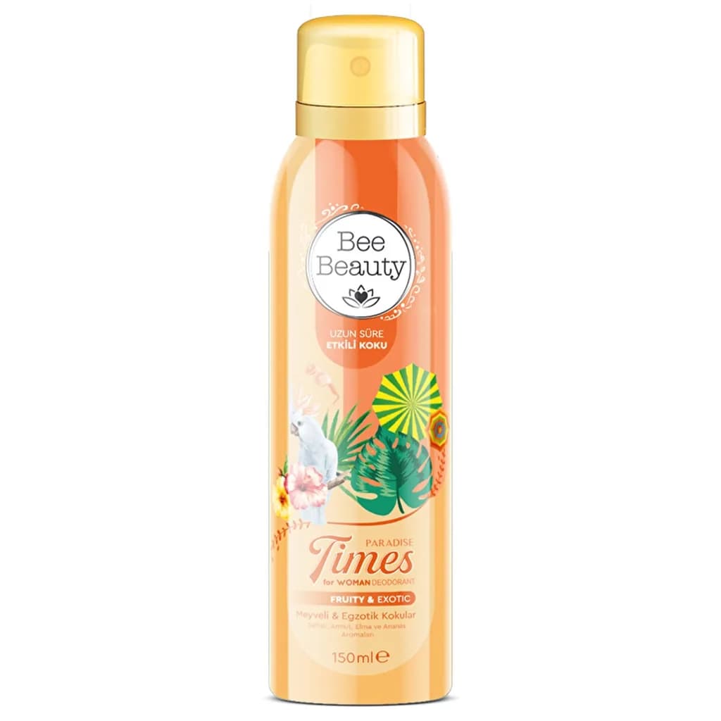اسپری‌ دئودورانت بی‌بیوتی 150 میل — Bee Beauty Paradise Times Kadın Deodorant Sprey 150 ml