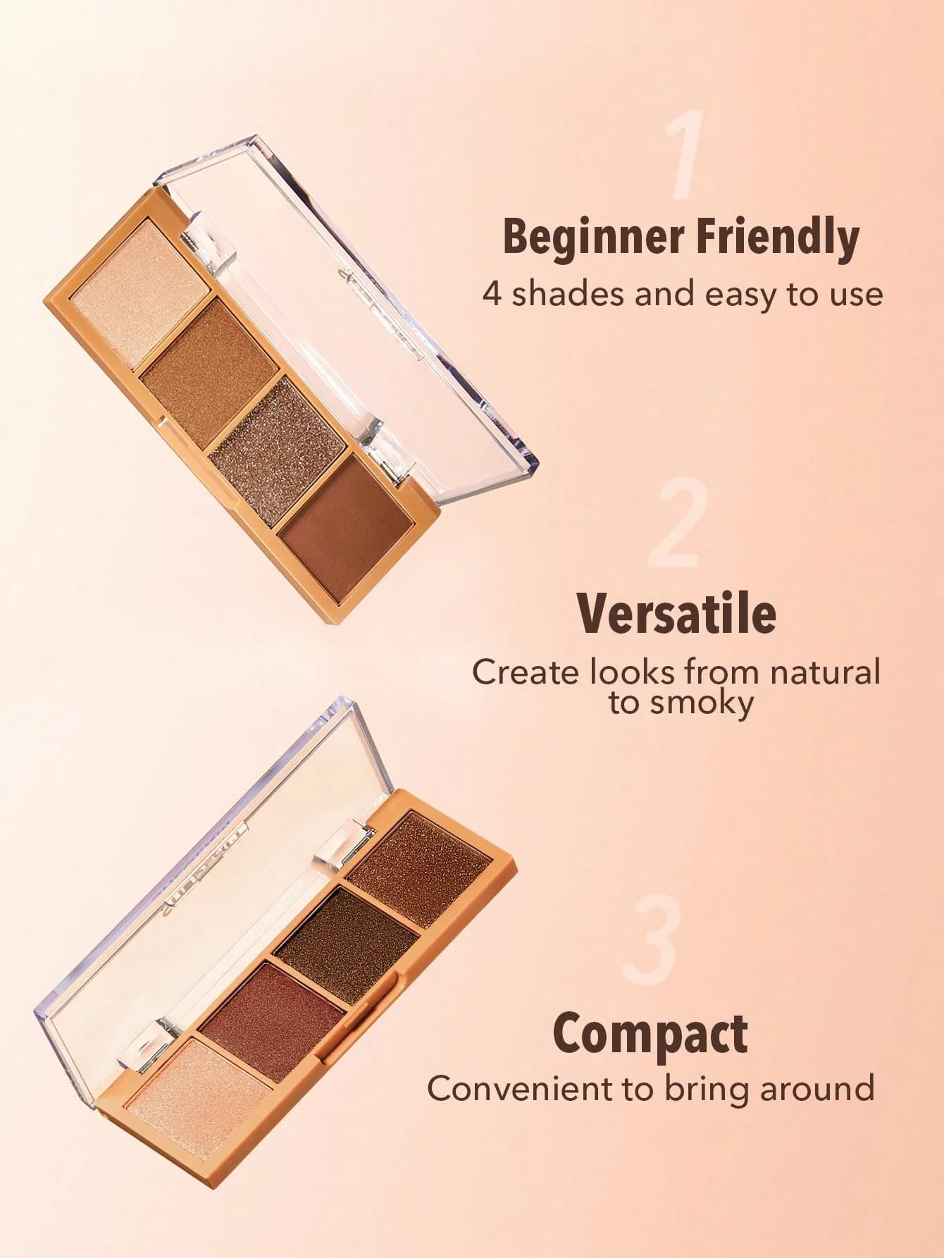 پالت سایه چشم شیگلم — Essential Square Eyeshadow Quad-Veil SHEGLAM